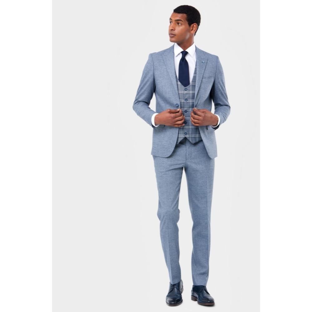 3 Piece Pascal Suit in Grey