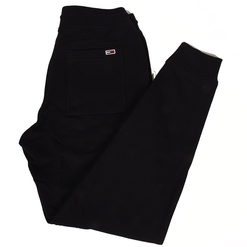 Essential Slim Graphic Sweatpants in Black