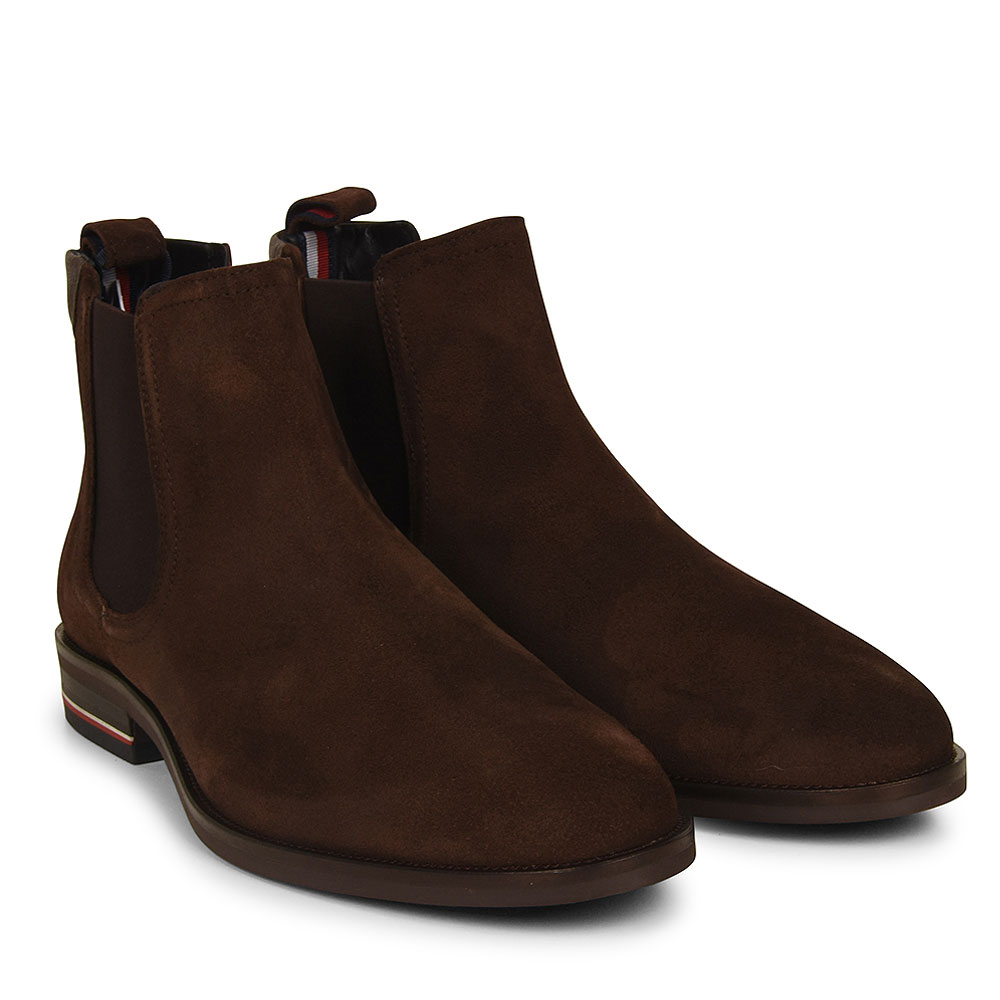 Suede Chelsea Boot in Brown