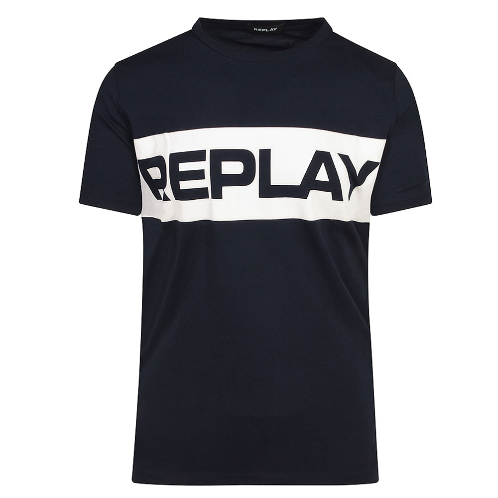 Replay T-Shirt in Navy