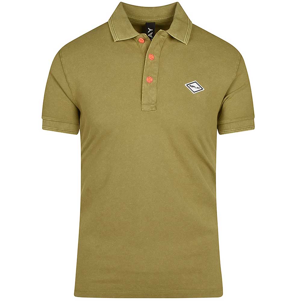 Replay Polo Shirt in Lime