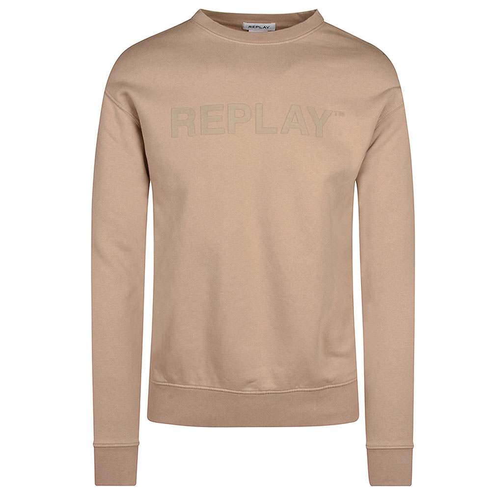 Replay Sweatshirt in Beige