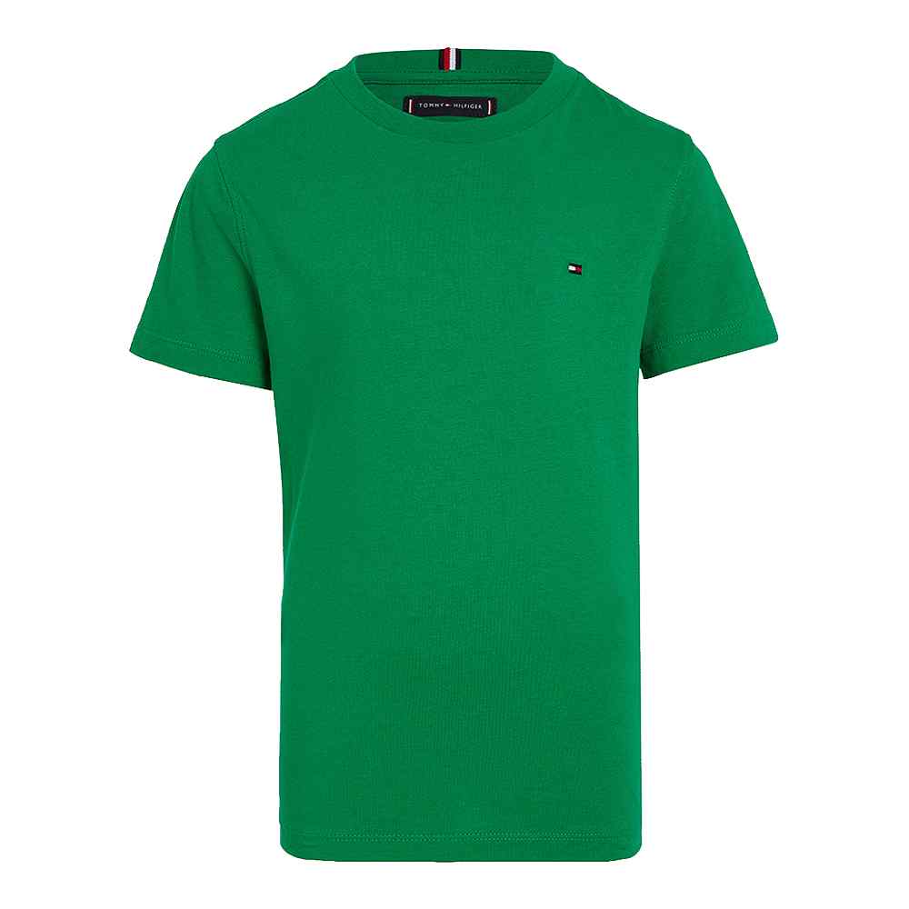 Kids Essential Cotton T-Shirt in Green