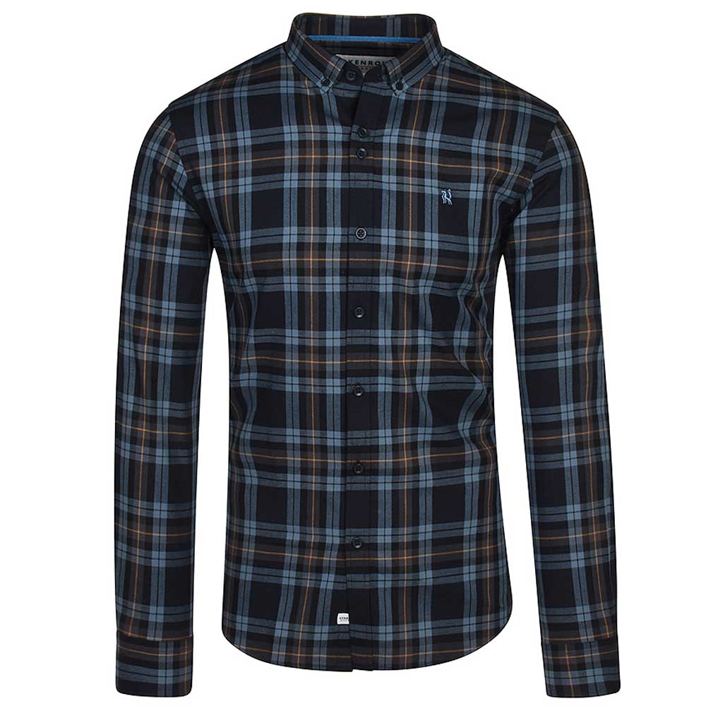 Keith Check Shirt in Blue