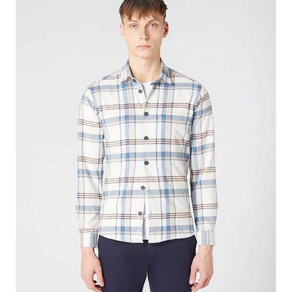 Parker Tapered Fit Shirt in Blue