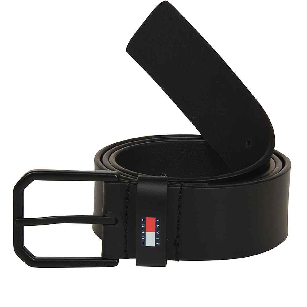 Leather Belt 4.0 in Black