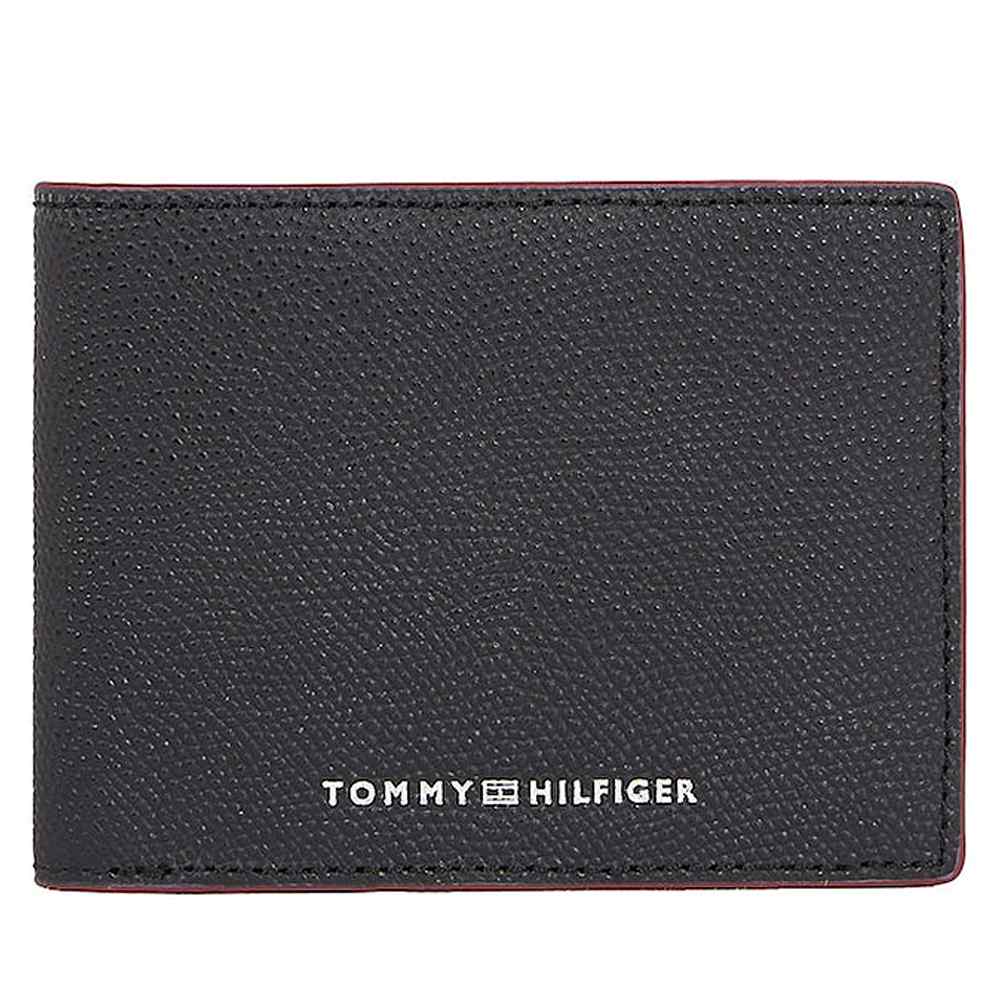 Leather Mini Wallet in Black