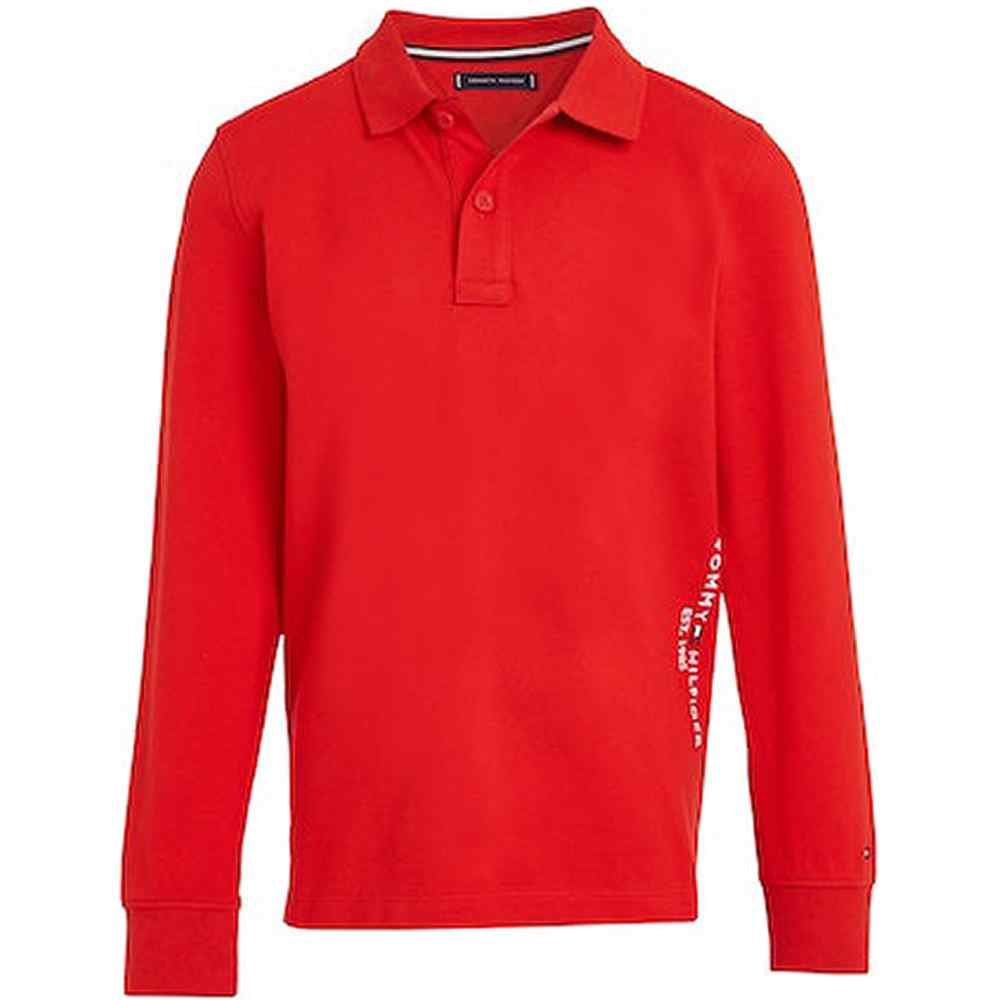 Essential Polo Shirt in Red
