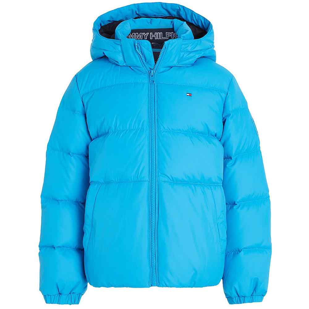 Kids Essential Down Jacket in Turquoise