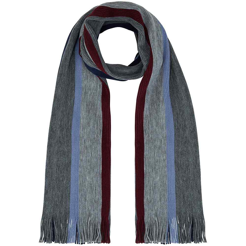 Drifter Knitted Scarf in Wine
