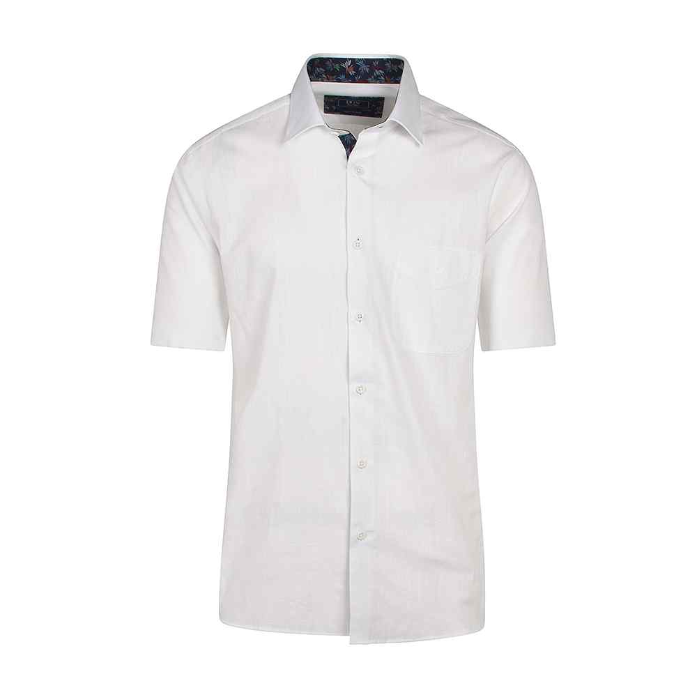 Geneva Giovannai Half Sleeve Shirt in White