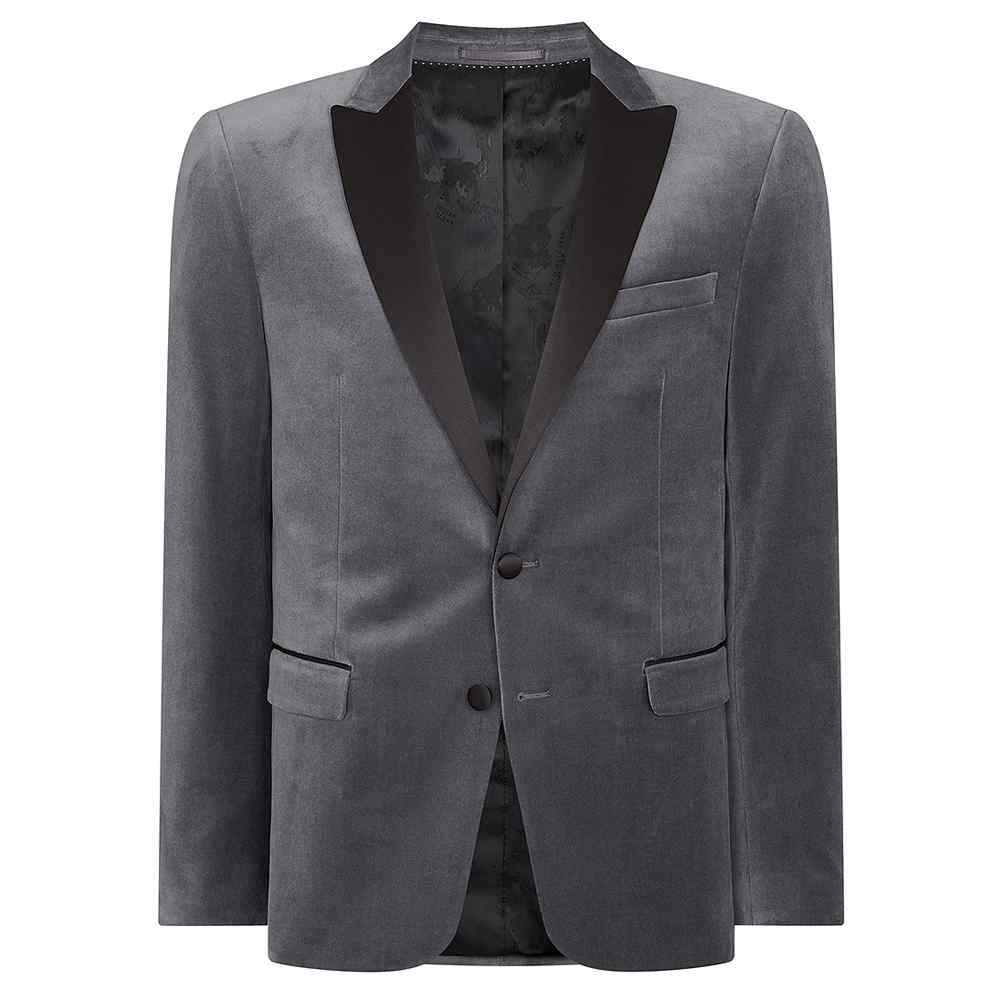 Minti-V Jacket in Grey