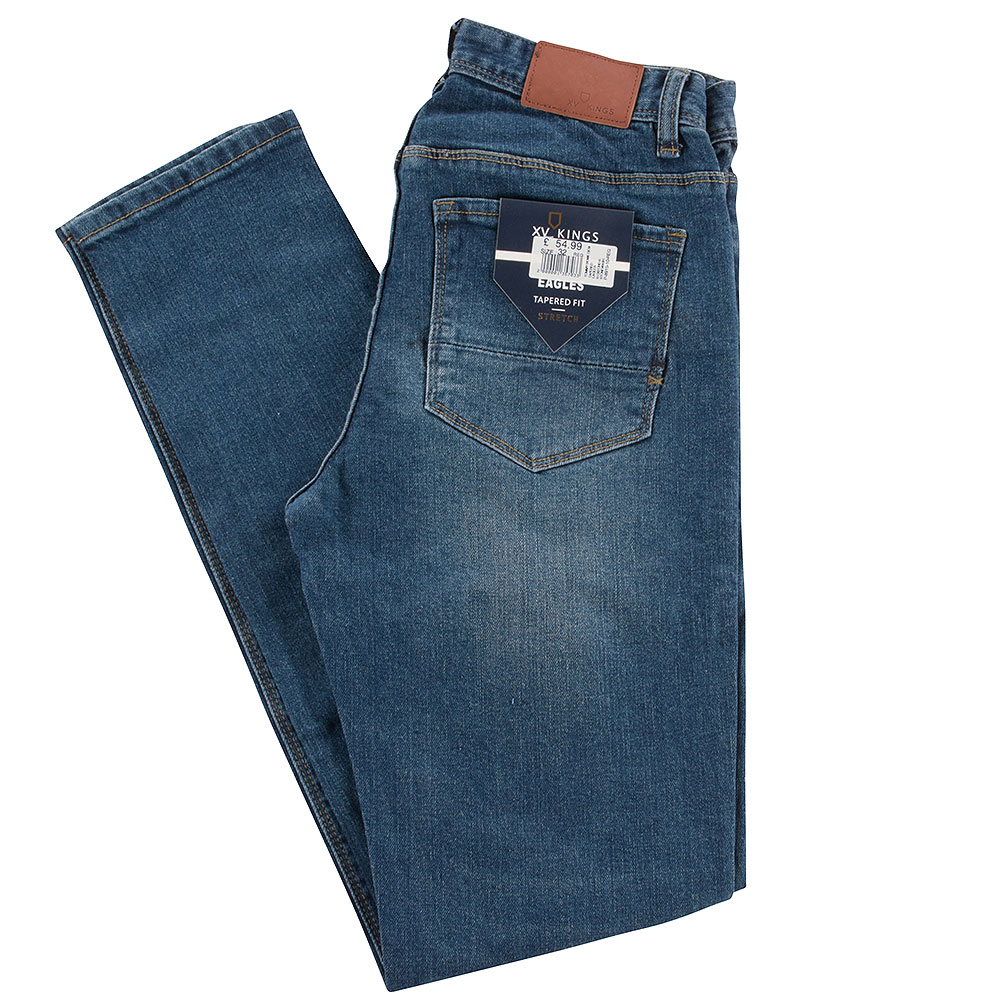 Eagles Tapered Jeans in Stonewash