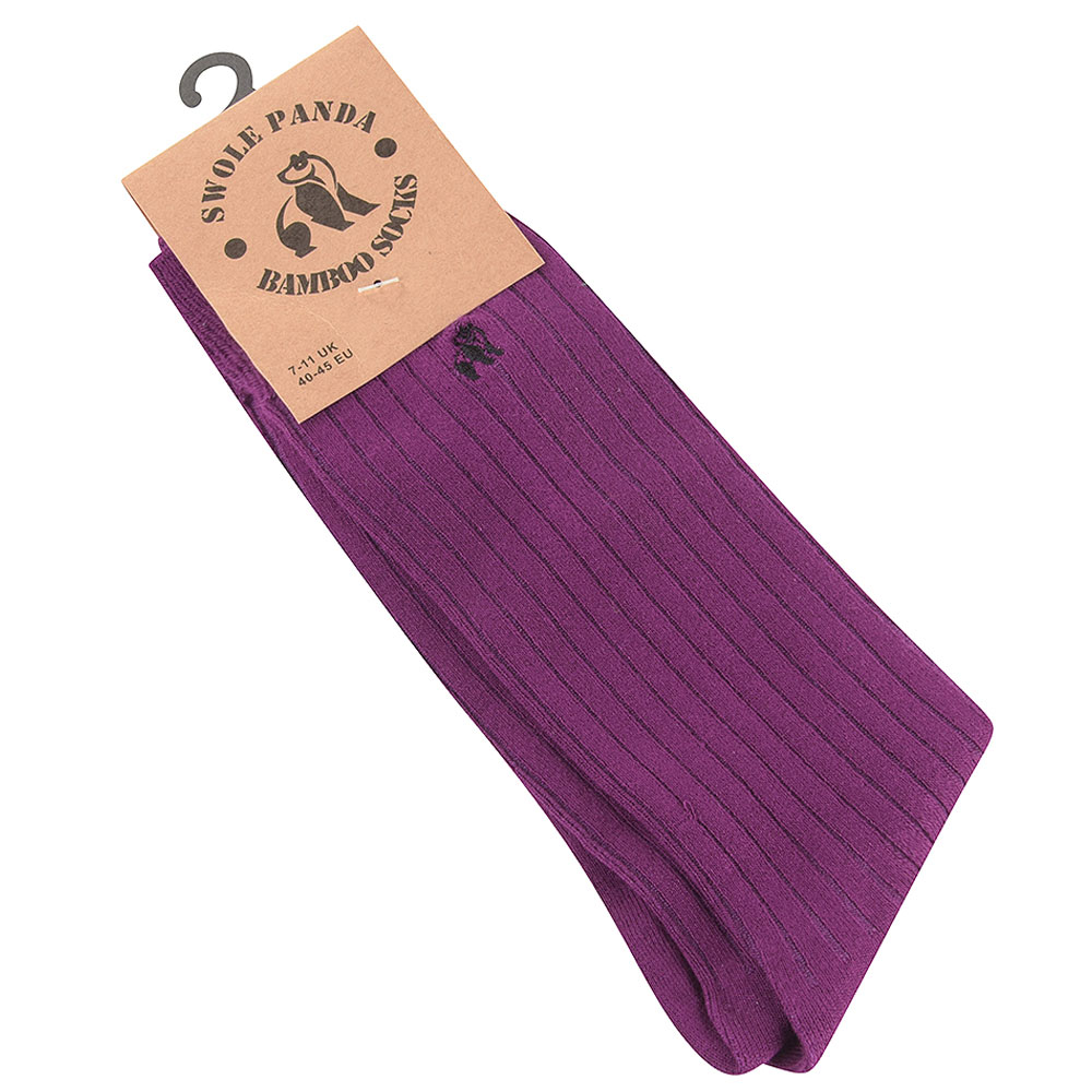 Ribbed Sock in Purple