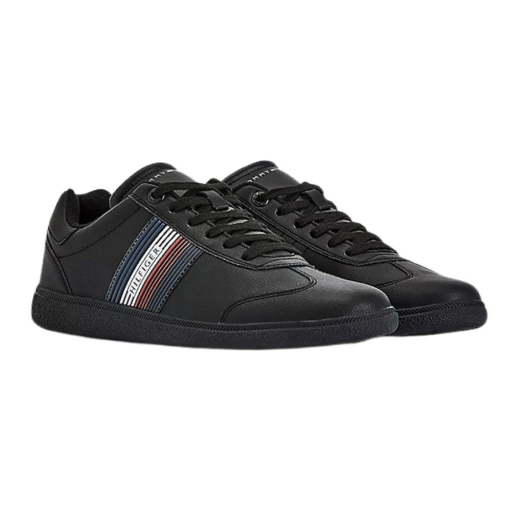 Core Corporate Leather Sneakers in Black