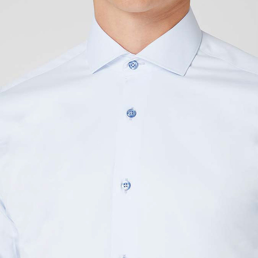 Frank Tapered Shirt in Lt Blue