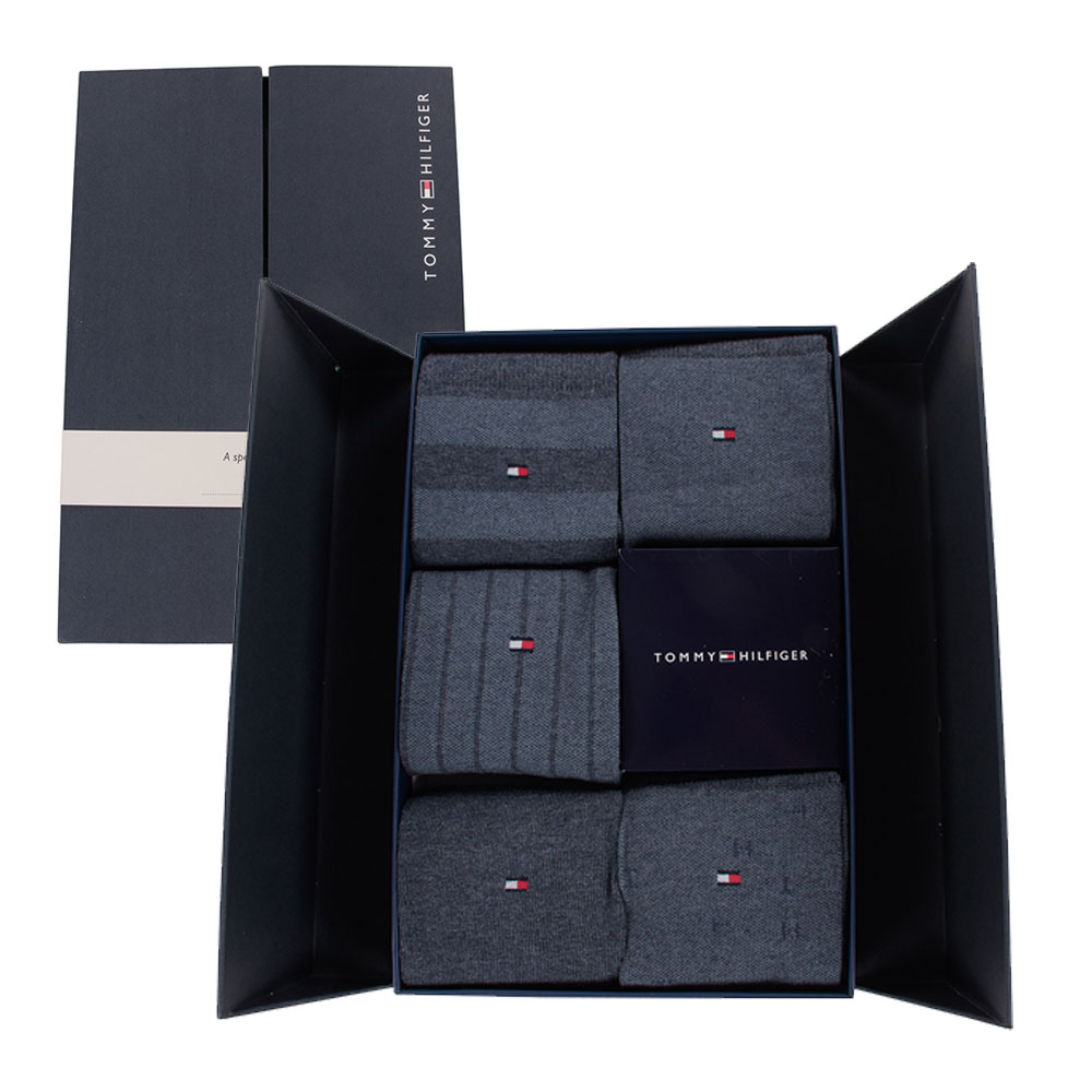 Tommy Hilfiger Socks 5 Pack Gift Box in Blue