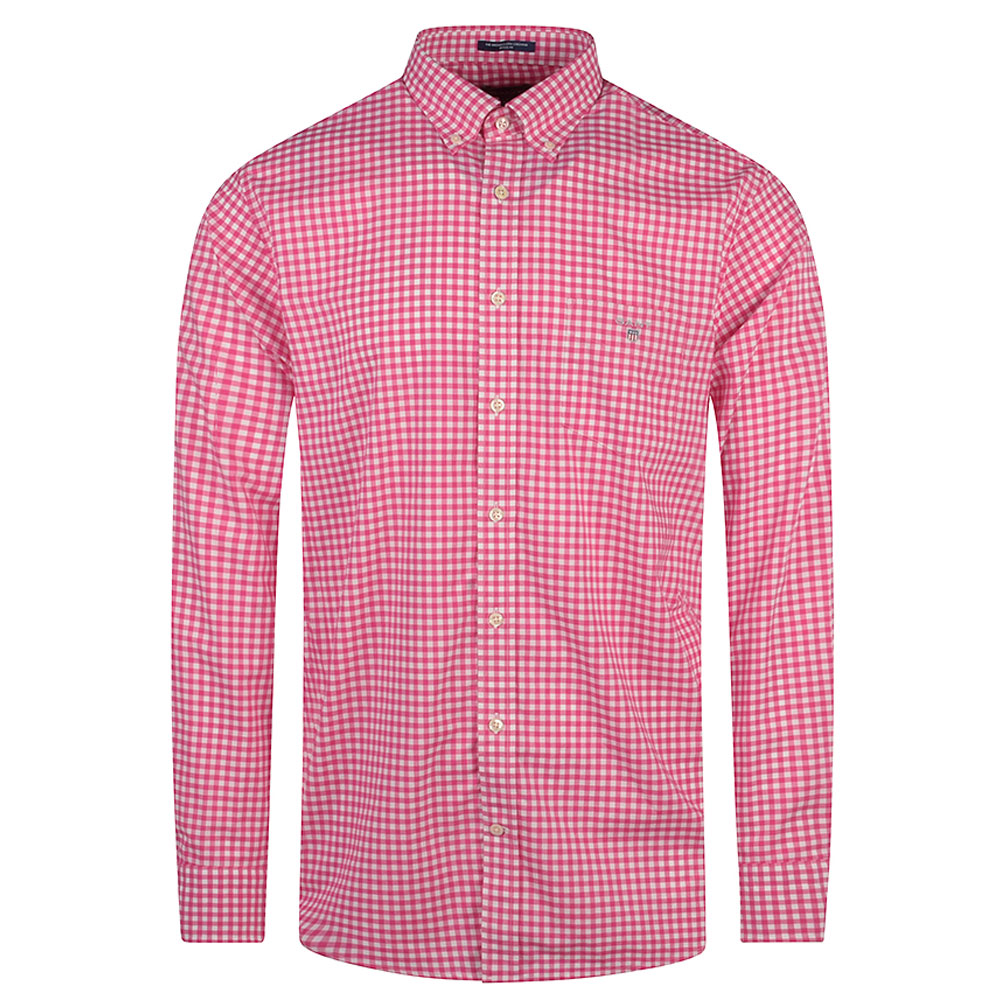 Broadcloth Gingham Shirt in Pink