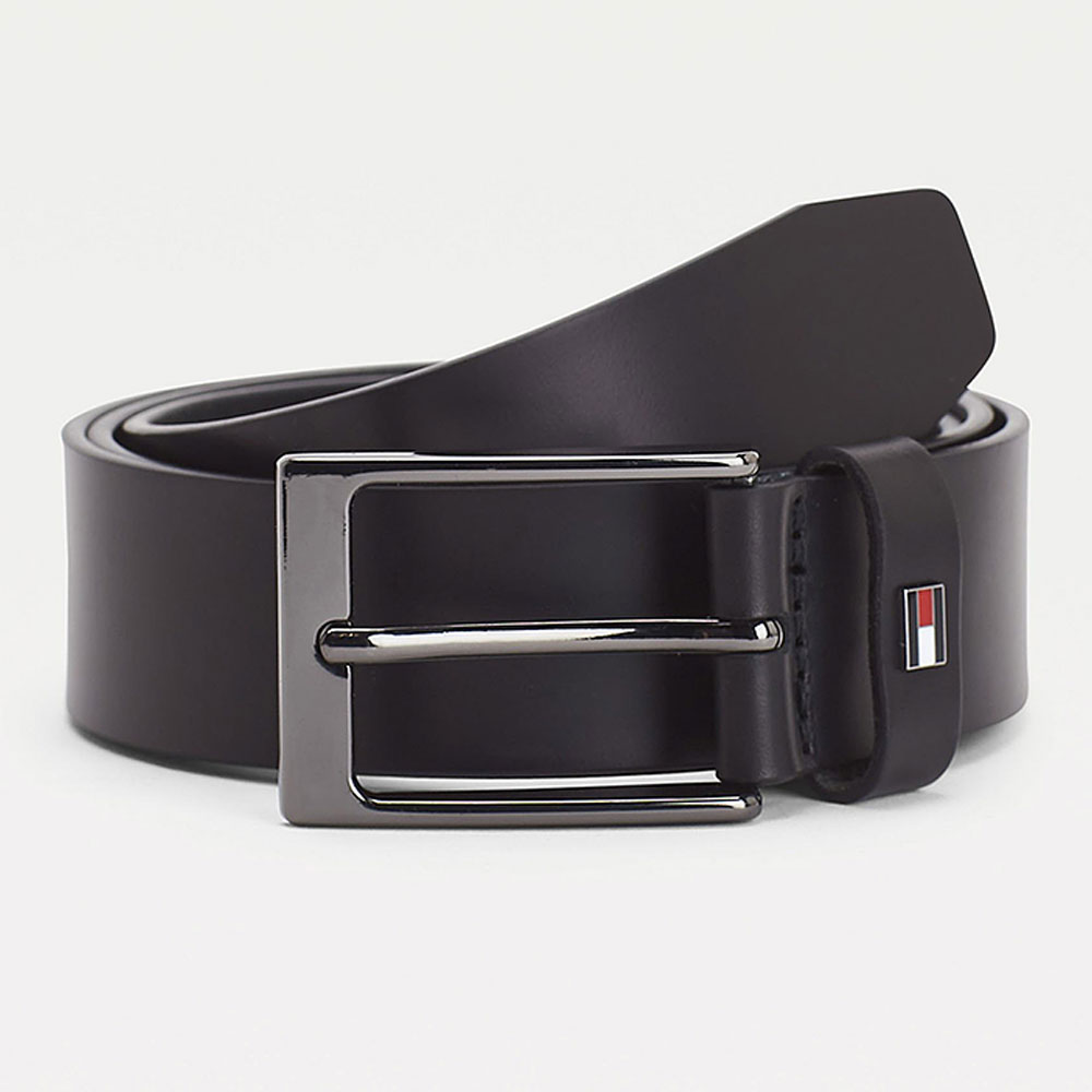 Layton Leather Belt in Black