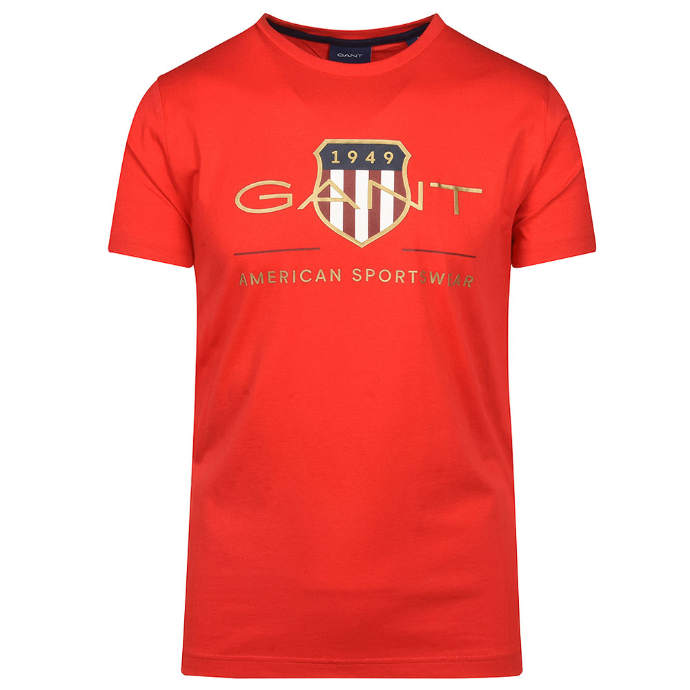 Archieve Shield Shirt in Red