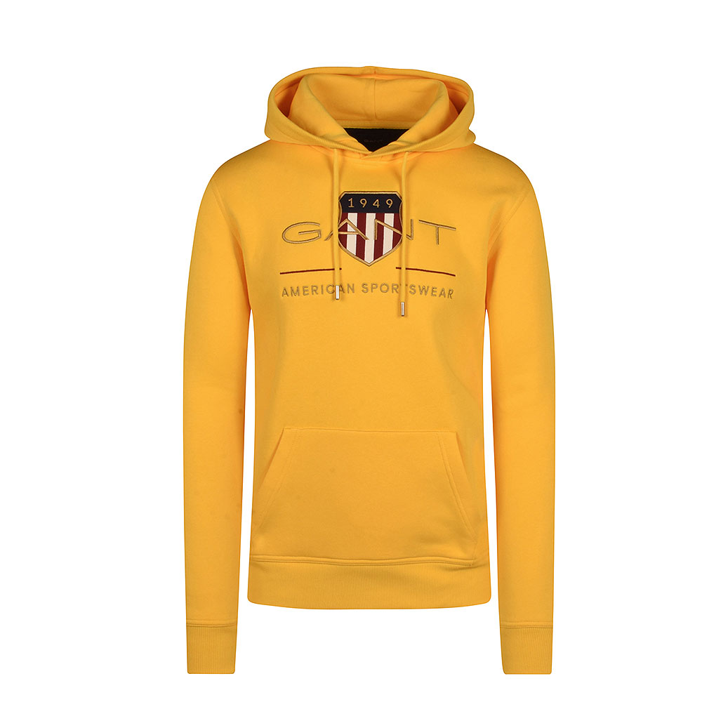 D1 Archive Shield Hoodie in Yellow