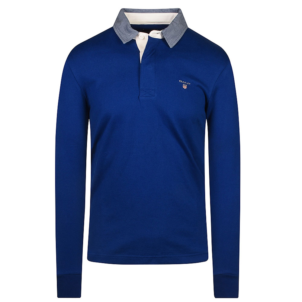 Original Heavy Rugger Rugby Shirt in Blue