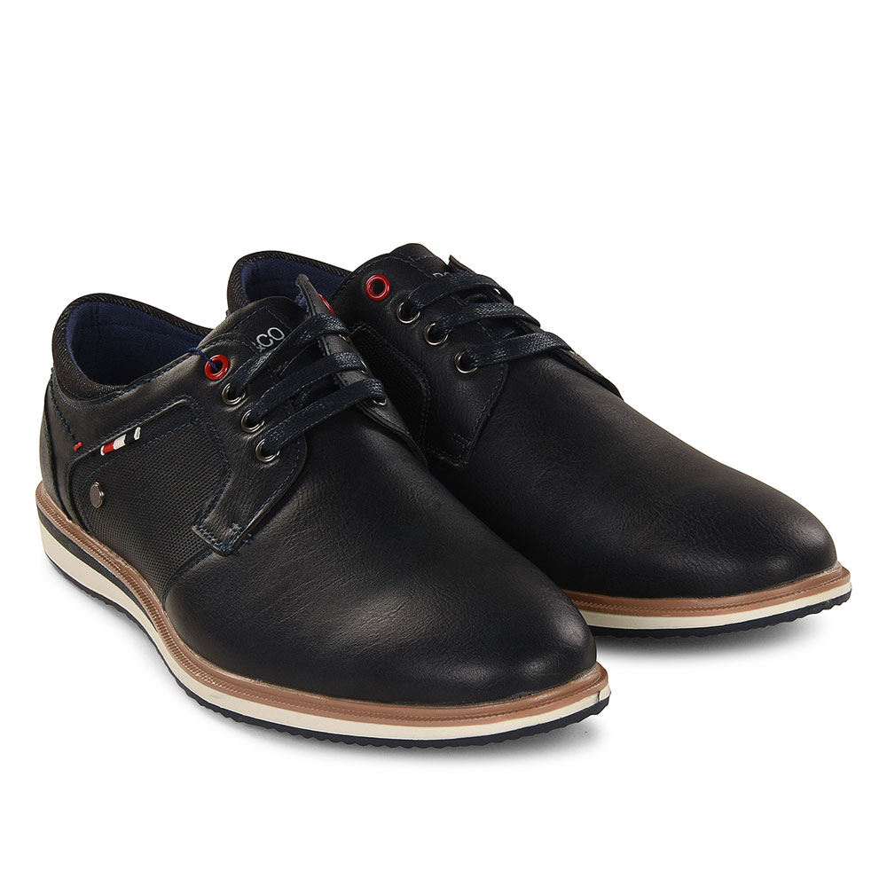 MGN1200 Laced Casual Shoe in Navy