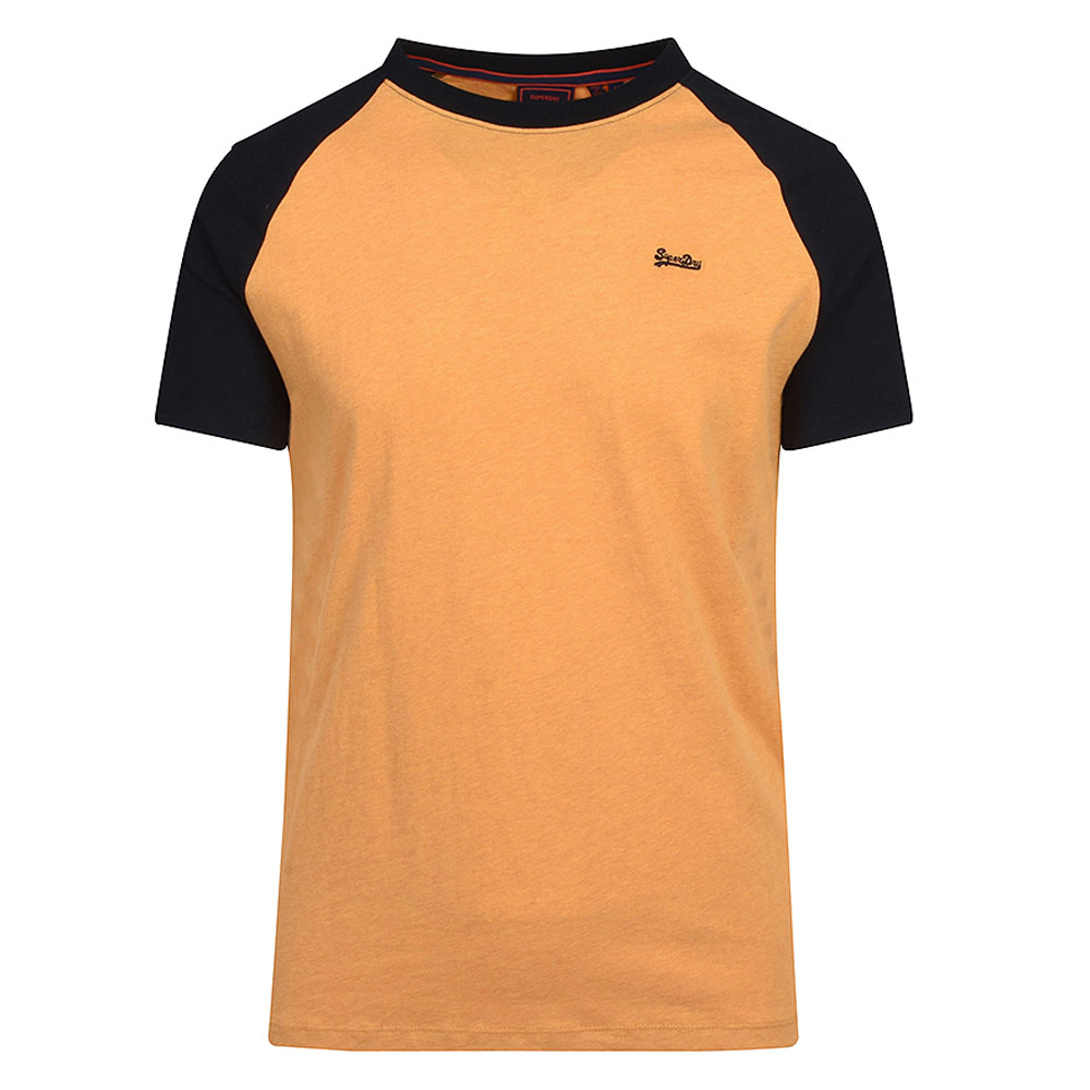 Vintage Baseball T-Shirt in Yellow