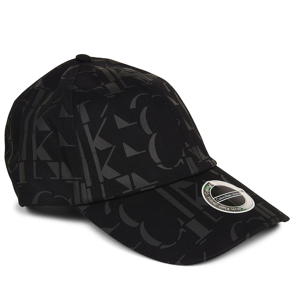 Monogram Baseball Soft Cap in Black