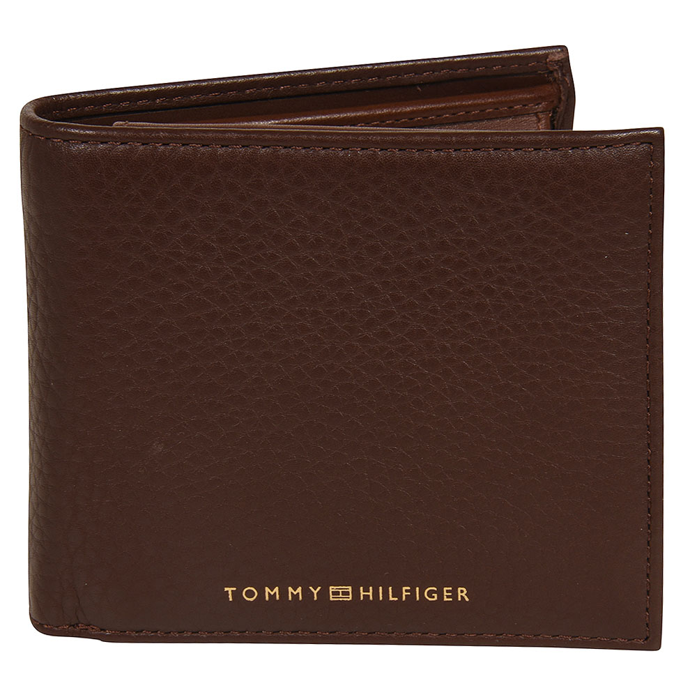 Premium Leather Coin Flap Wallet in Brown