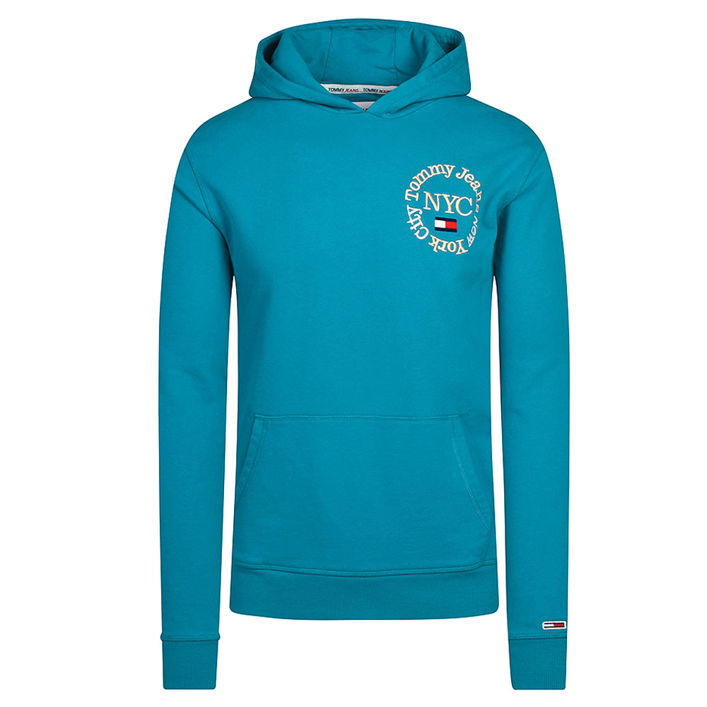 Timeless Circle Hoodie in Turquoise