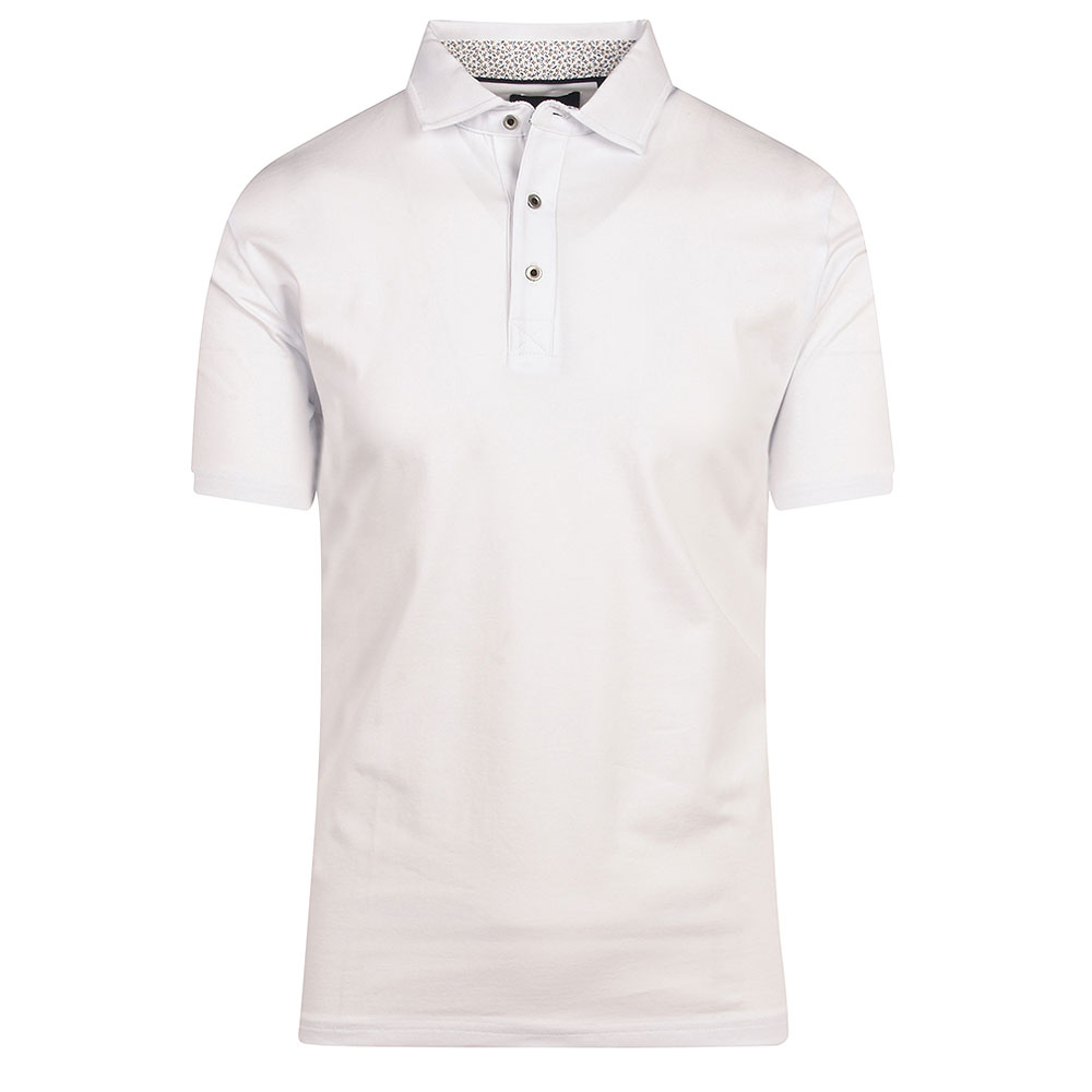 Guide Jersey Polo Shirt in White