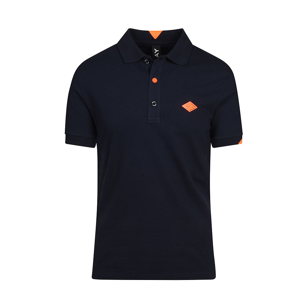 Replay Polo Shirt in Navy