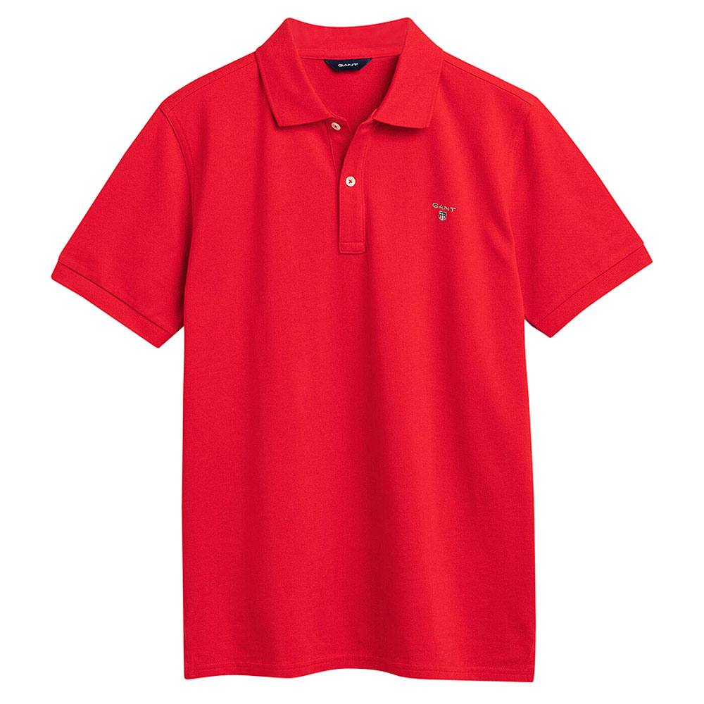 Boys Orginal Pique Polo Shirt in Red