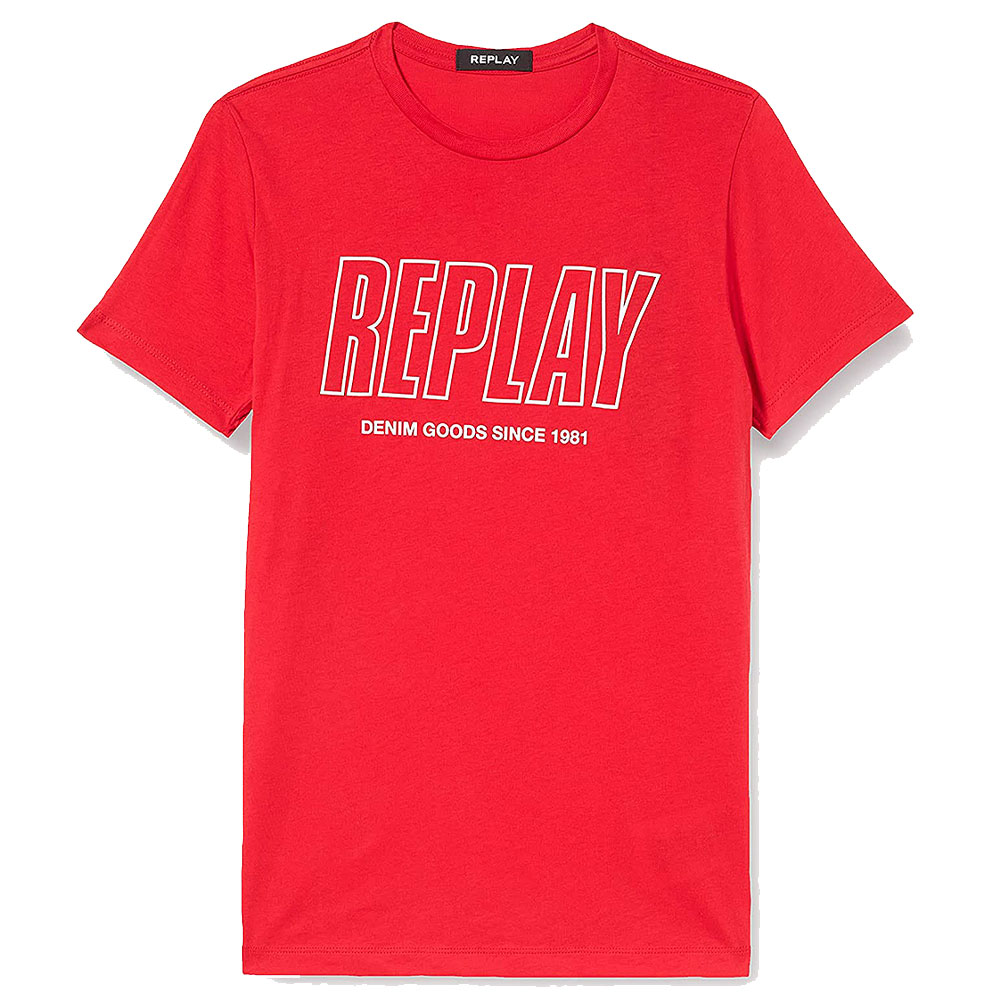 Basic T-Shirt Jersey in Red