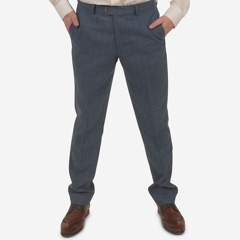 Matthew Suit Trouser in Blue