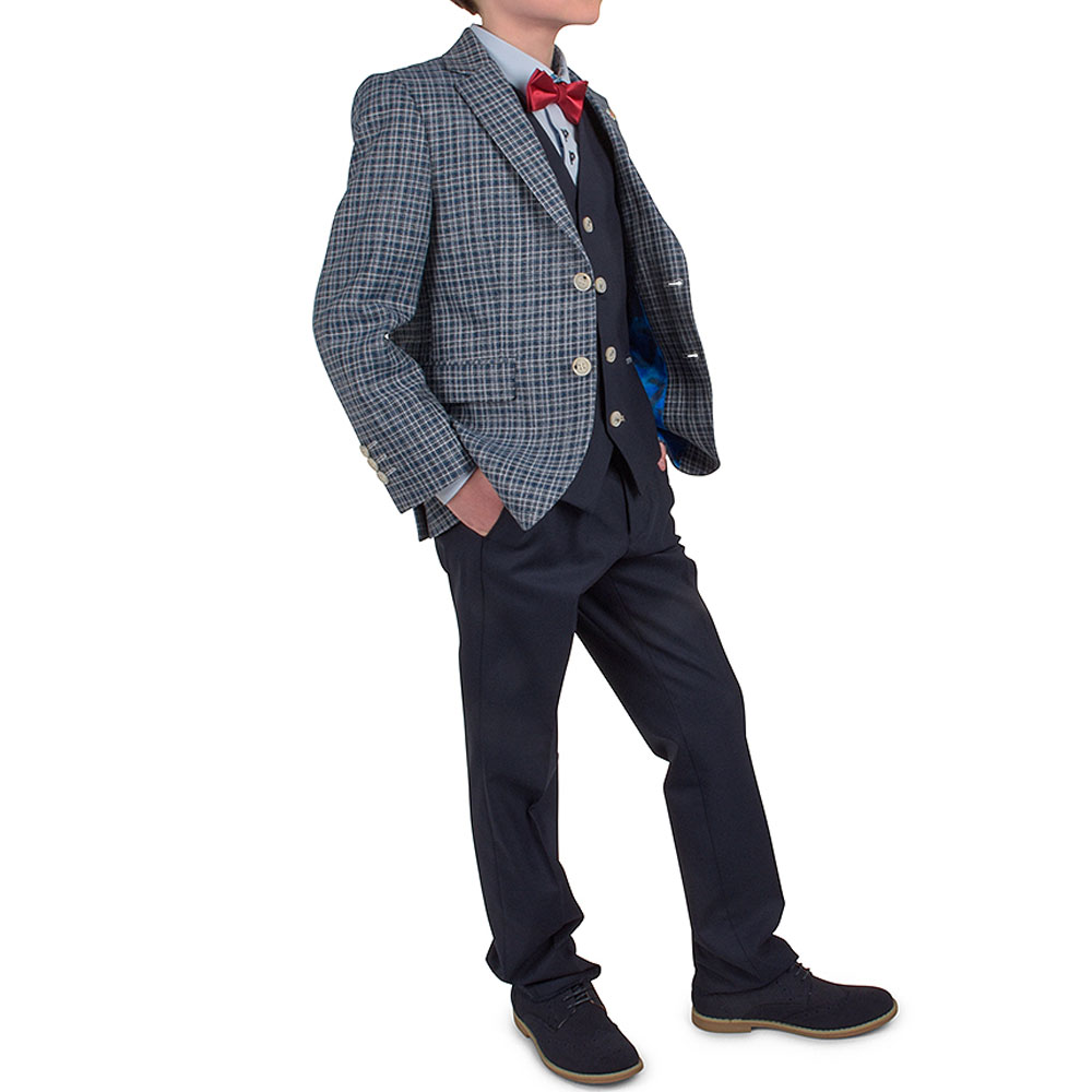 Boys D'arcy Suit in Navy