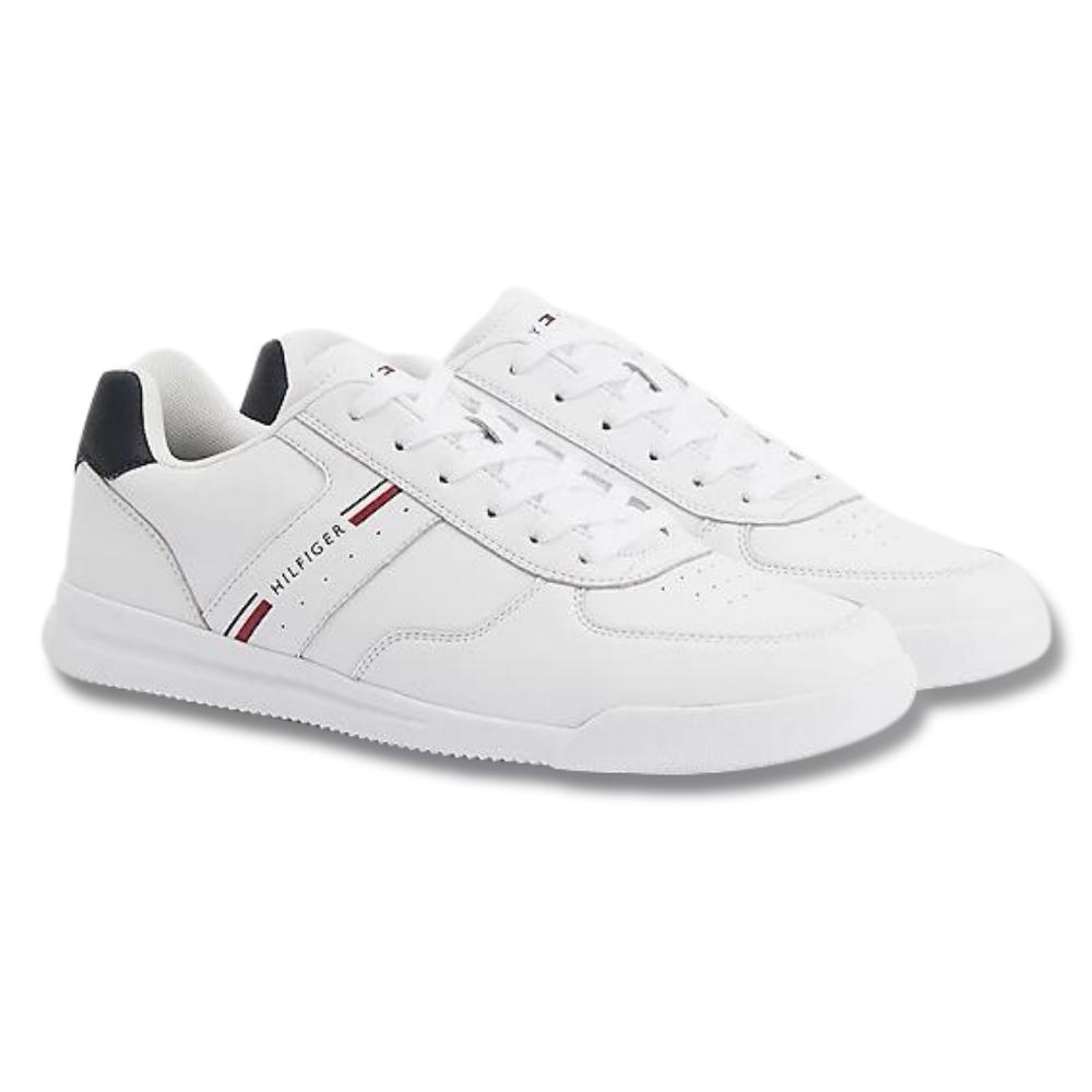 TJM Lightweight Leather Sneaker in White